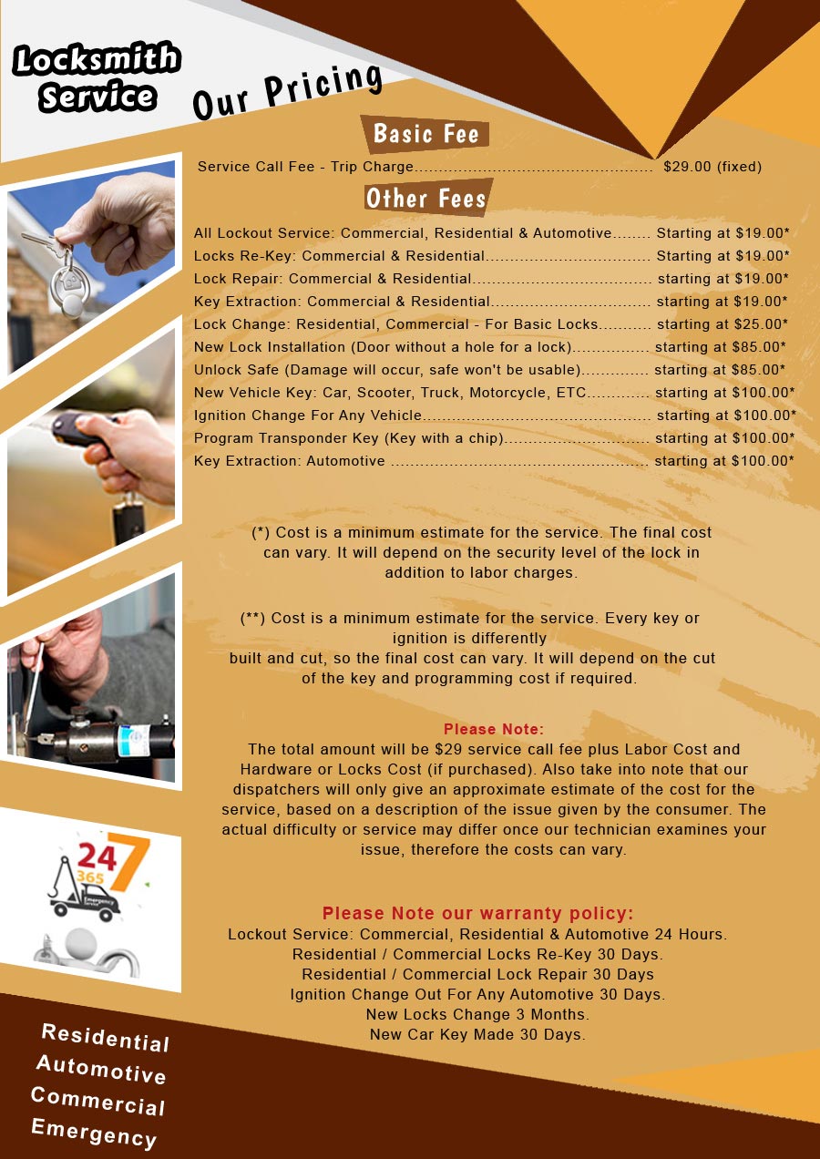 Springdale Locksmith Service Springdale, PA 412-533-9236